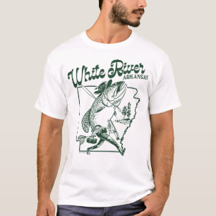 White River, steelhead forel  propaganda T-shirt