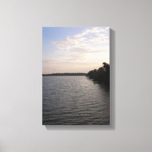 White Rock Lake, Dallas Texas Canvas Afdruk