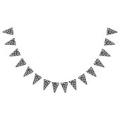 White Rocks Close Up Pattern Foto Vlaggetjes (Alle)