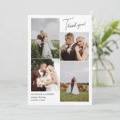 White Romantic 6 Photos Mariages Merci Note (Debout devant)