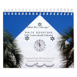 White Rooftops - 2026 Twelve Month Calendar Kalender