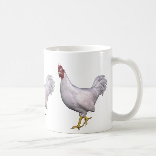 White Rooster Koffiemok (Rechts)