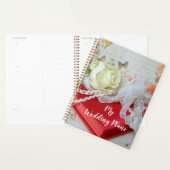 White Rose and Lace Wedding Planner (Display)