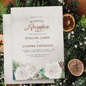 White Rose and PineWinter Wedding Reception only Kaart