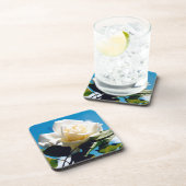 White Rose Beauty Bier Onderzetter (Rechterzijde)