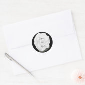 White Rose Bewaar de datum Stickers (Envelop)