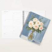 White Rose Bouquet Elegant Watercolor Floral (Devant avec enveloppe)