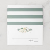 White Rose Bouquet Escort (Buitenkant ongevouwen)