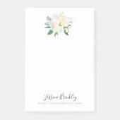 White Rose Bouquet | Minimale Floral Post-it® Notes (Voorkant)