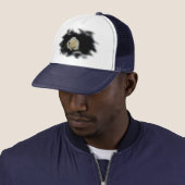 White Rose Burned Edges Trucker Pet (In situ)