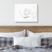 White Rose Canvas afdrukken (Insitu (Slaapkamer))