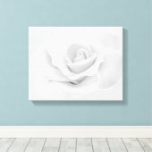 White Rose Canvas afdrukken (Insitu (Houten vloer))