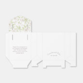 White Rose Classic Wedding Bedankdoosjes (Uitgevouwen)