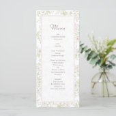 White Rose Classic Wedding Menus (Debout devant)