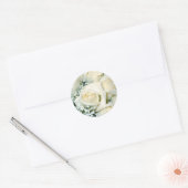 White Rose Envelope Seal Stickers (Envelop)