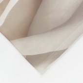  White Rose Fleece Deken (Hoek)