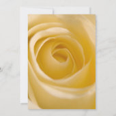 White Rose Floral Wedding Invitation Kaart (Achterkant)