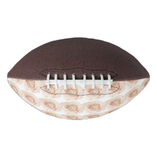 White Rose Flower American Football