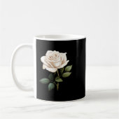 White Rose Graphic Koffiemok (Links)