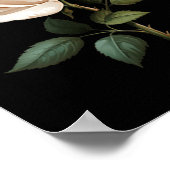 White Rose Graphic  Poster (Hoek)