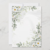 White Rose Green Arch Ramadan Iftar Invitation (Dos)