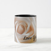 White Rose "Love You Mom" mug (Centre)