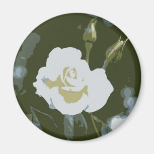 White Rose Magneet