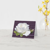 White Rose Note-kaarten Kaart (Gele Bloem)