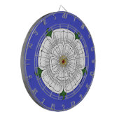 White Rose of York Dartbord (Voorkant Links)