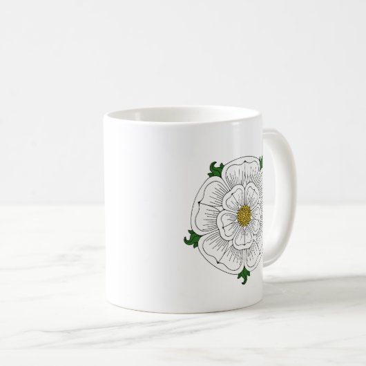 White Rose of York Koffiemok (Voorkant rechts)