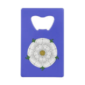 White Rose of York Kredietkaart Flessenopener (Achterkant)