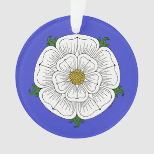 White Rose of York Ornament