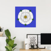 White Rose of York Poster (Thuiskantoor)