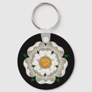 White Rose of York Sleutelhanger