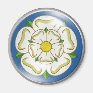 White Rose of Yorkshire Flag Magneet