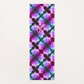 White Rose Raindrops Abstracte kunst op maat Yogamat (Voorkant)