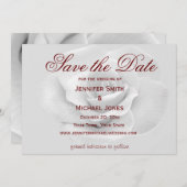 White Rose Save the Date (Voorkant / Achterkant)