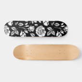 White Rose Skateboard (Horizontaal)