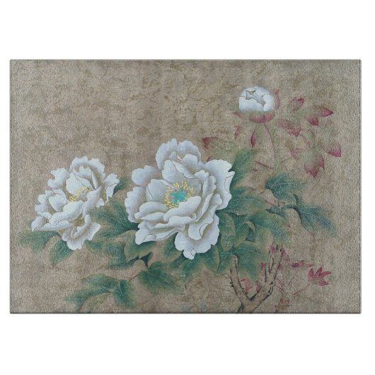 White Rose Snijplank (Voorkant)
