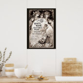 White Rose Soap Advertisation Poster (Keuken)