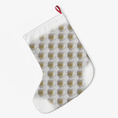 White Rose Stocking Roos Kerstmis stoppen Aangepas Grote Kerstsok (Achterkant (Hangend))