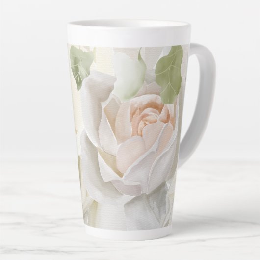 WHITE ROSE WATERVERF LATTE MOK (Rechterhoek)
