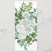 White Rose Wedding Floral Classic Menu (Achterkant)
