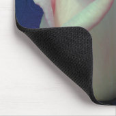 White Rosebud Flower Muismat (Hoek)