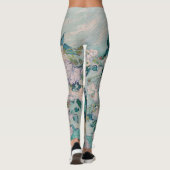White Roses-1890-Vincent van Gogh Leggings (Achterkant)
