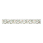 White Roses and Greenery Satin Lint (Voorkant)