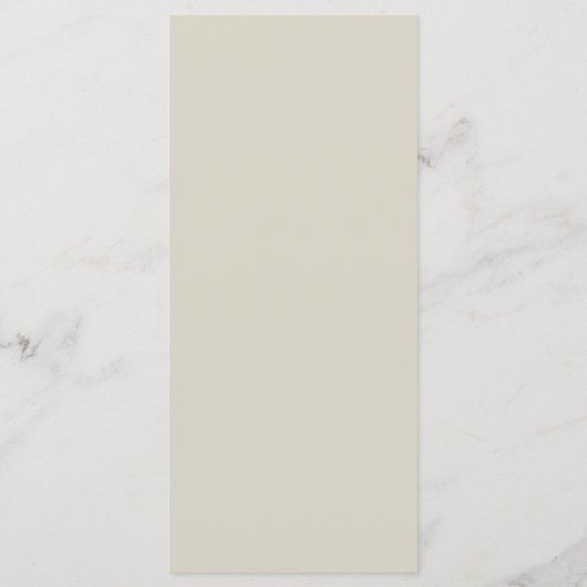 White Roses Beige Menu (Dos)