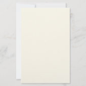 White Roses Border 1 Lined Writing Paper Briefpapier (Achterkant)