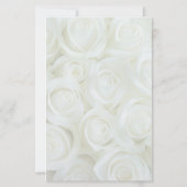 White Roses Border 2 Stationery Lined Briefpapier (Achterkant)