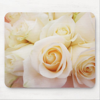 White Roses Bouquet Floral Bridal Pure Muismat